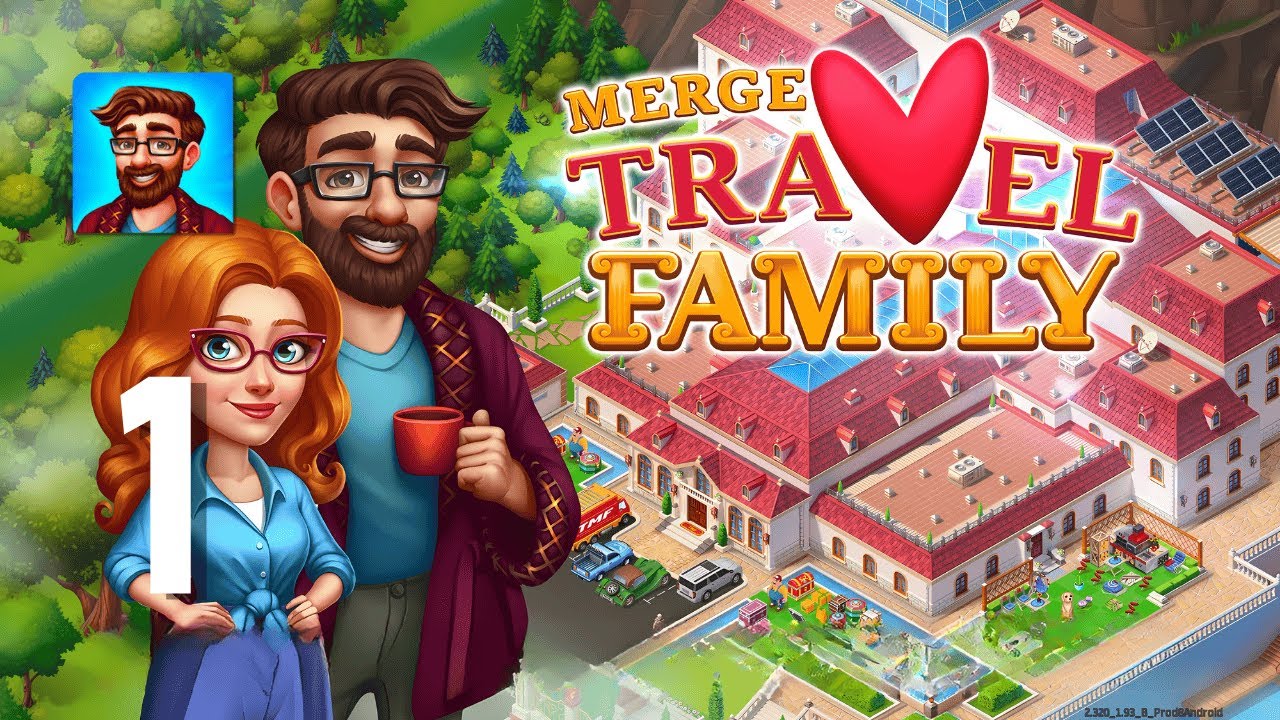 Travel Merge Family! Gameplay Walkthrough Part 1 (Android, IOS)