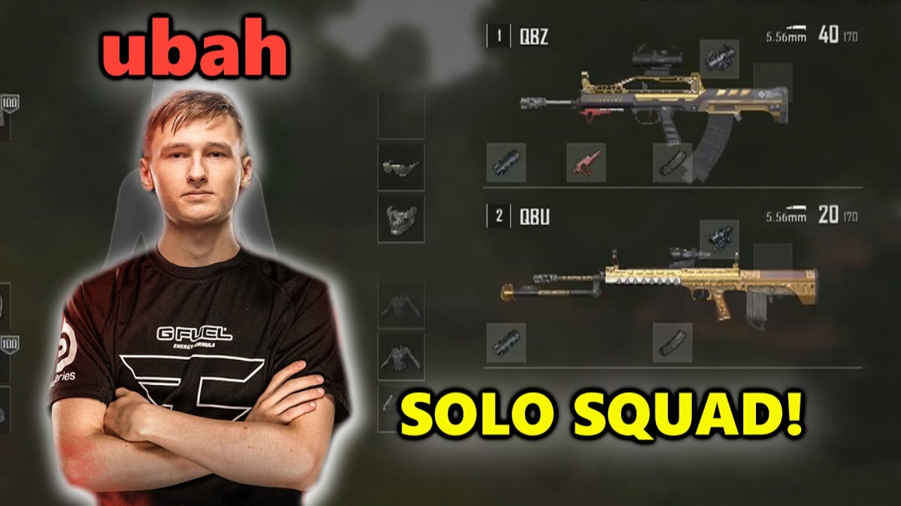 FaZe ubah - QBZ + QBU - SOLO SQUAD! - PUBG