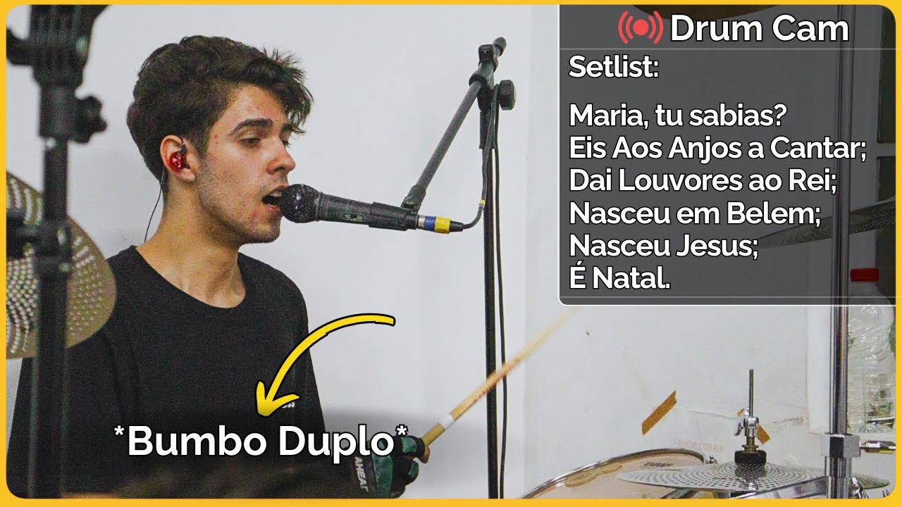 ASL - Cantata de Natal 2023 - Live in Ahú/PR 16.12.2023 - Drum Cam - IEADC-Ahú
