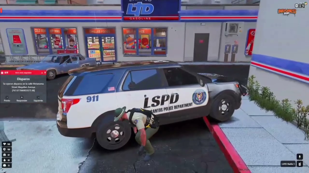¡BADULAQUE TERMINA A TIROS! VAGOS VS LSPD | INFAMES RP | GTA 5 ROLEPLAY