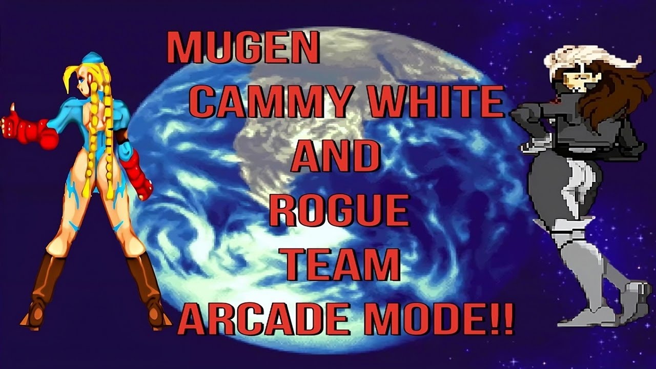MUGEN Cammy White (Pots) And Rogue (Pots) Longplay!!