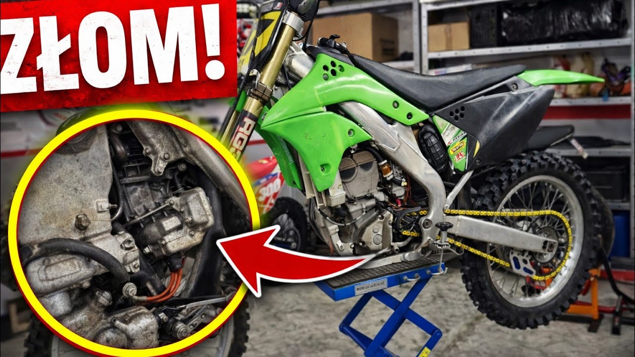 Kawasaki KXF 250 było ZŁOMEM… a jednak odpaliło 😱 | Reanimacja krok po kroku 