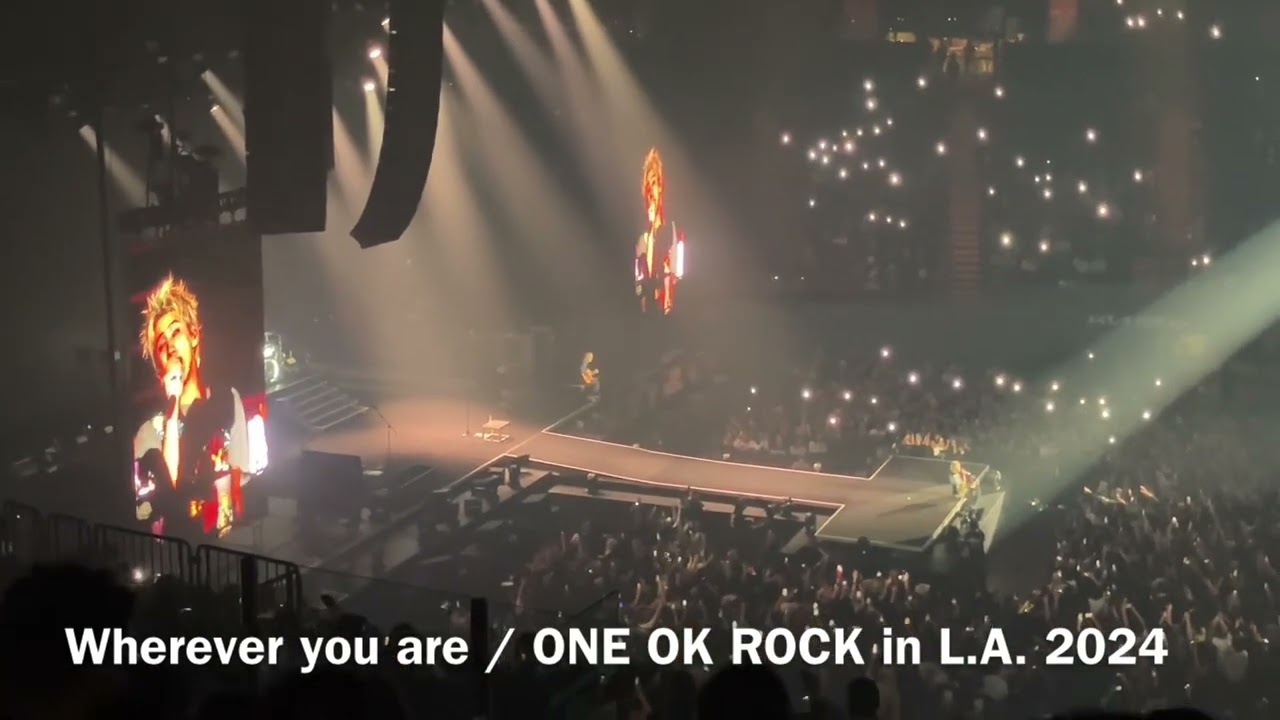 Wherever you are /ONE OK ROCK 10/13/2024 @Kiafoum in L.A. #concert