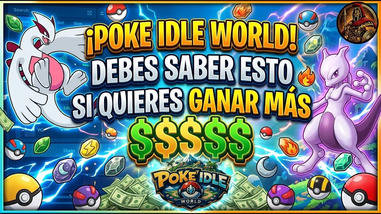 &iexcl;DEBES SABER ESTO! C&oacute;mo GANAR M&Aacute;S $$$ en Poke Idle World 💰🎮 PLAY TO EARN de POKEMON y TIBIA