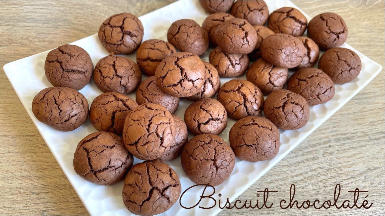 Biscuit chocolat&eacute; facile 🍪