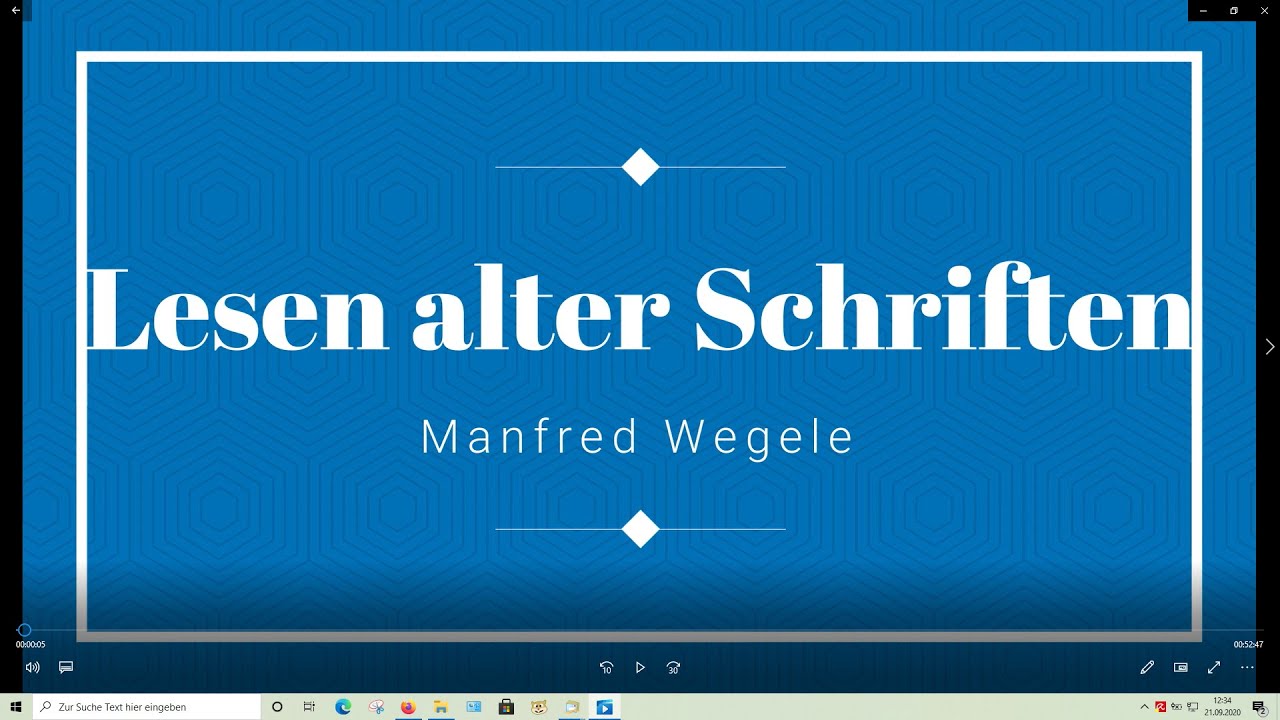Lesen alter Schriften