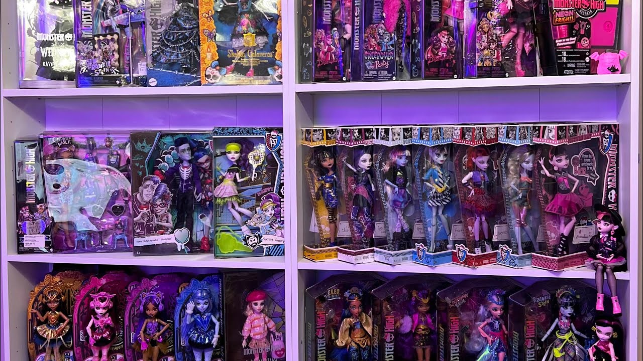 Monster high doll collection tour | 150+ dolls 💕