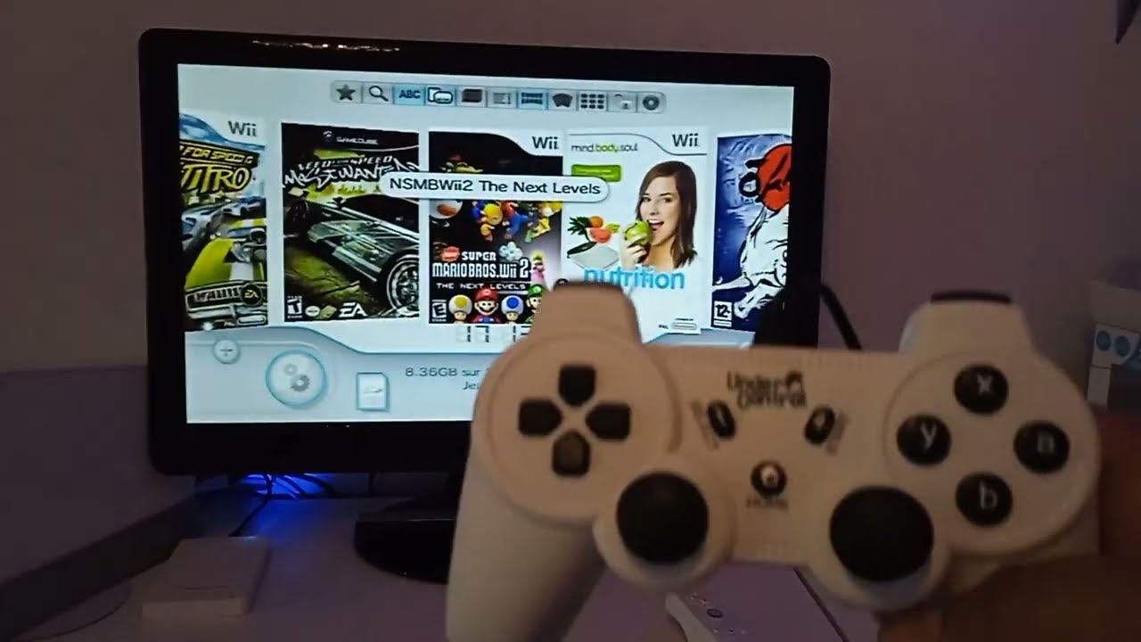 console Nintendo Wii avec HDD 115 jeux