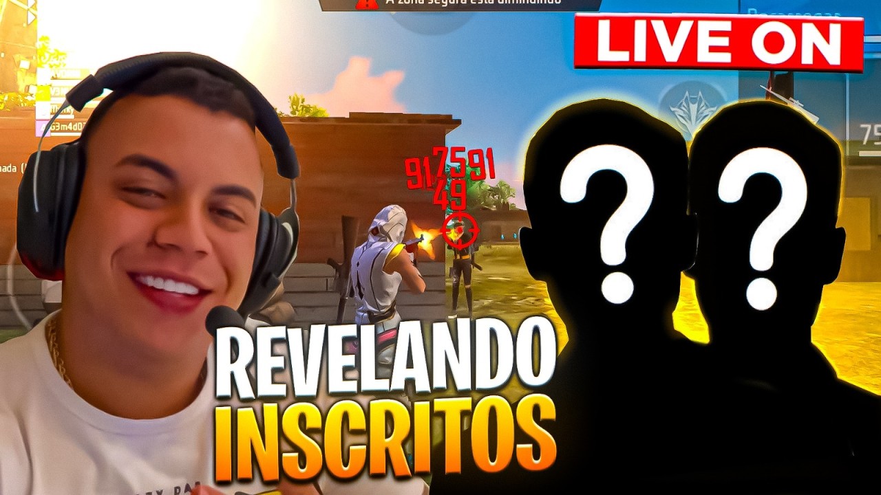 FREE FIRE AO VIVO 🔴RUMO AO TOP 1 REGIONAL  🔴 JACKZ1N AO VIVO  #freefire #freefireaovivo