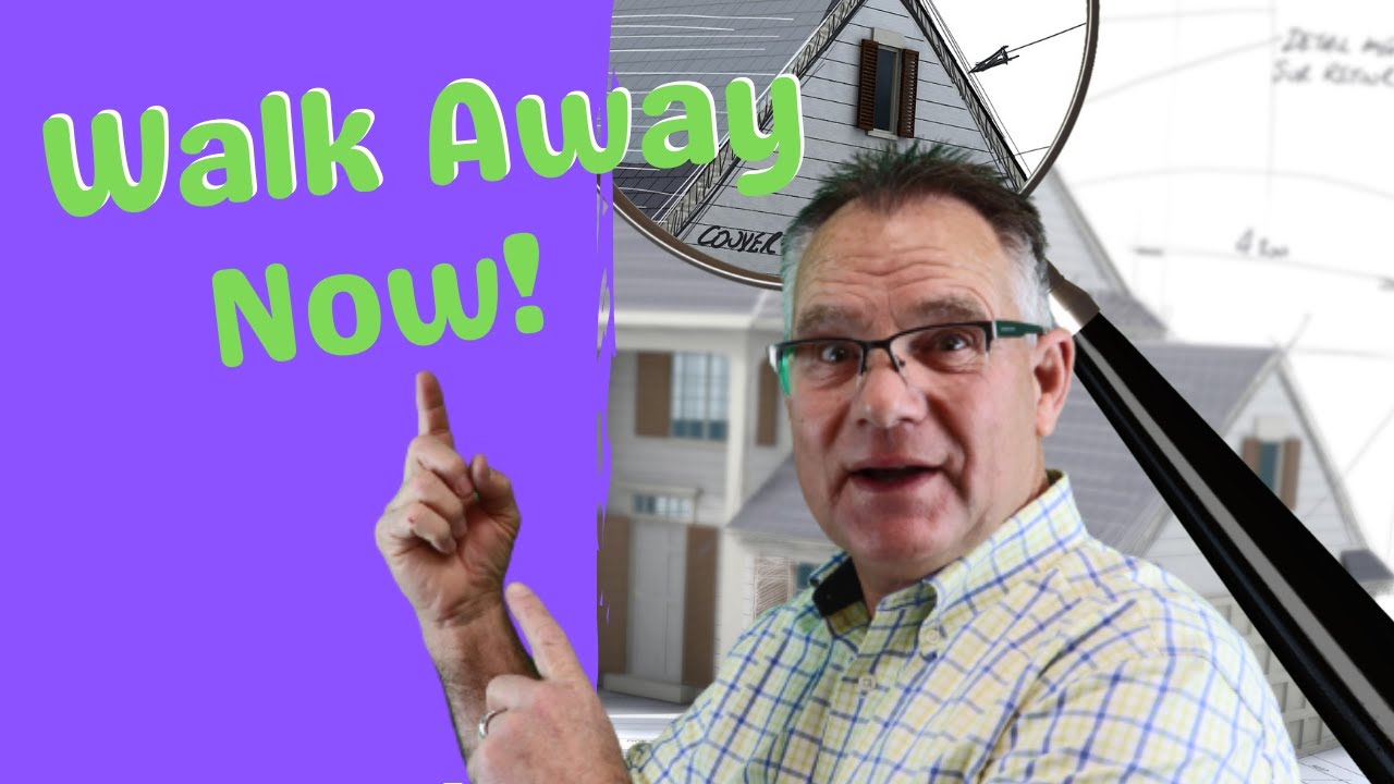 When to walk away after a home inspection