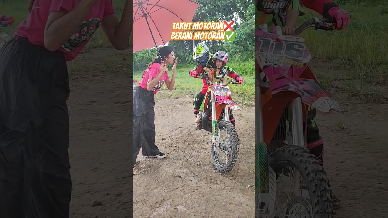 MAMI SEMANGATIN DISTA DOMINIQUE BALAP MOTOR🥲!! #viralvideo