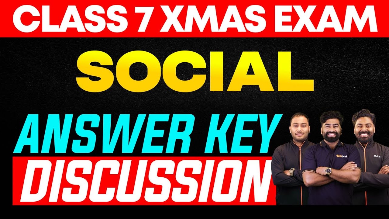 Class 7 Social science | Answer Key Discussion