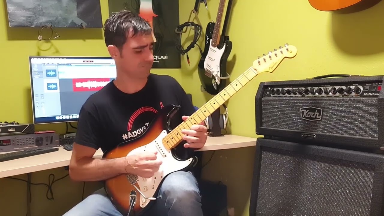 STAY THE NIGHT SOLO GUITAR COVER CHICAGO TONY OBROHTA. 1984