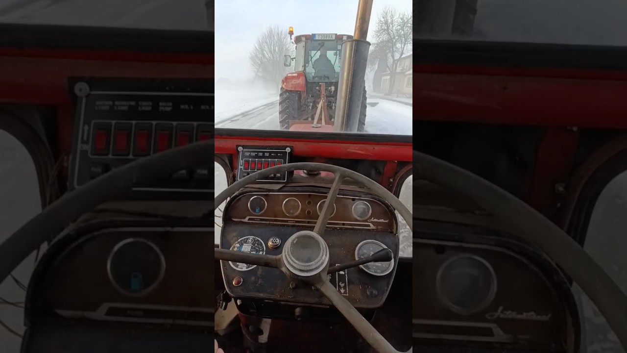 tractor case and international 444 remont #tractor #international #farming #rider #darbas #farmlife