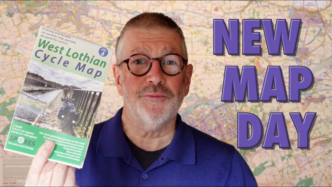 New Map Day - The 5th Edition Spokes West Lothian Cycle Map
