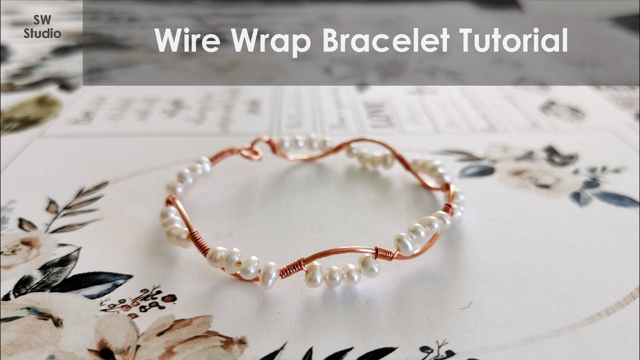 Pearl Bracelet / Wire Wrap Bracelet Tutorial / DIY Accessories / DIY Jewelry