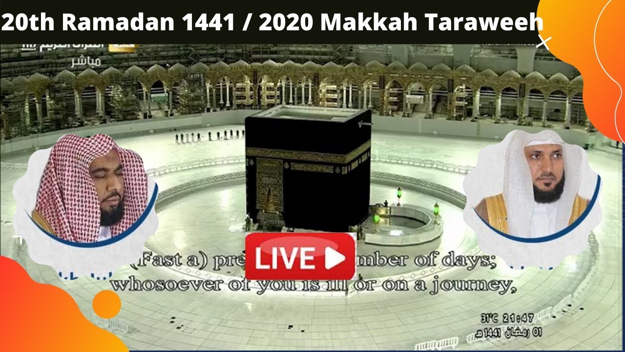 Day 20 - Ramadan 1441 / 2020 Makkah Taraweeh - Abdullah Awad Al Juhany - Sheikh Maher Al Mueaqly