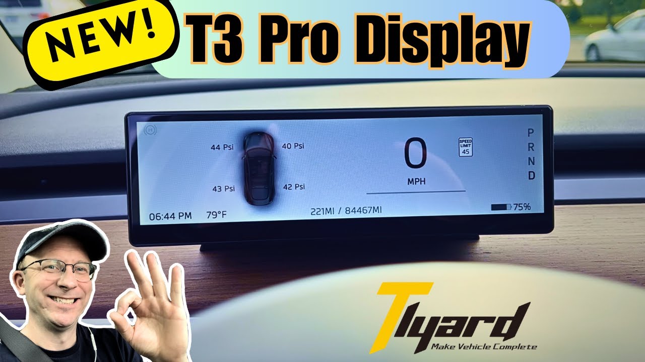 Обзор аксессуара Tesla: дисплей Tlyard T3 Pro
