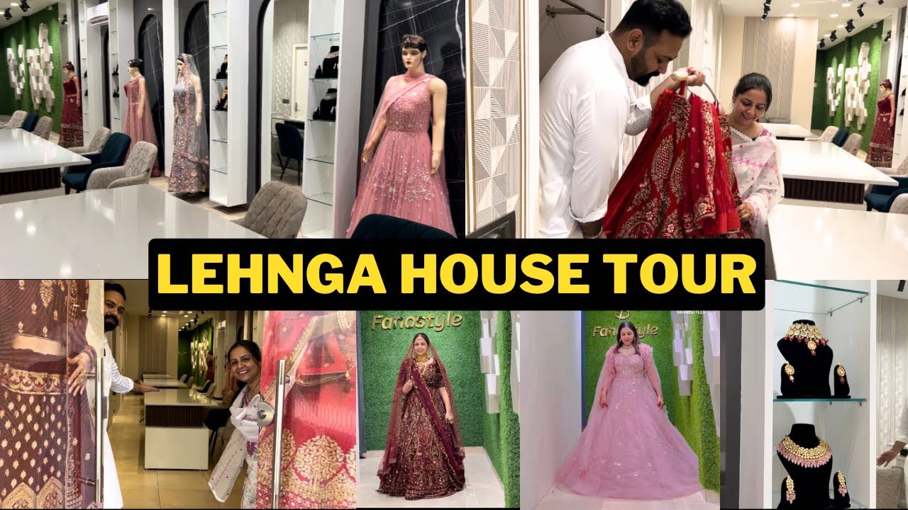 Fanostyle-Lehnga House Tour🥰 l punjabi suits | Bridal Lehnga | Gown