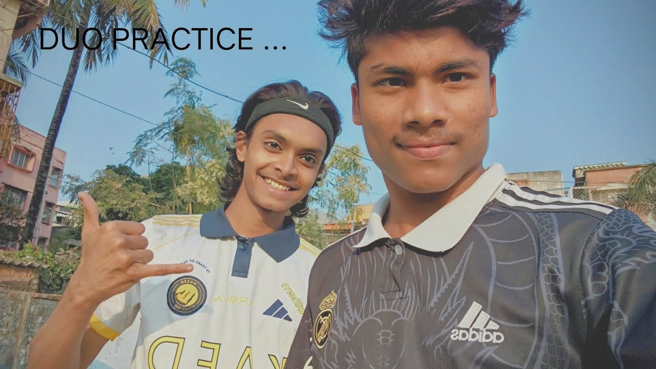 Duo practice ⚽🫂#duo #practice #patnar #brother #support #sports #foryou #football #vlog#guys#soccer 