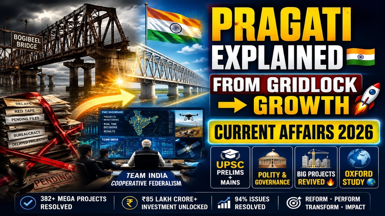 PRAGATI Initiative Full Analysis 🚆 | PM Modi Governance Model | UPSC Current Affairs 2026