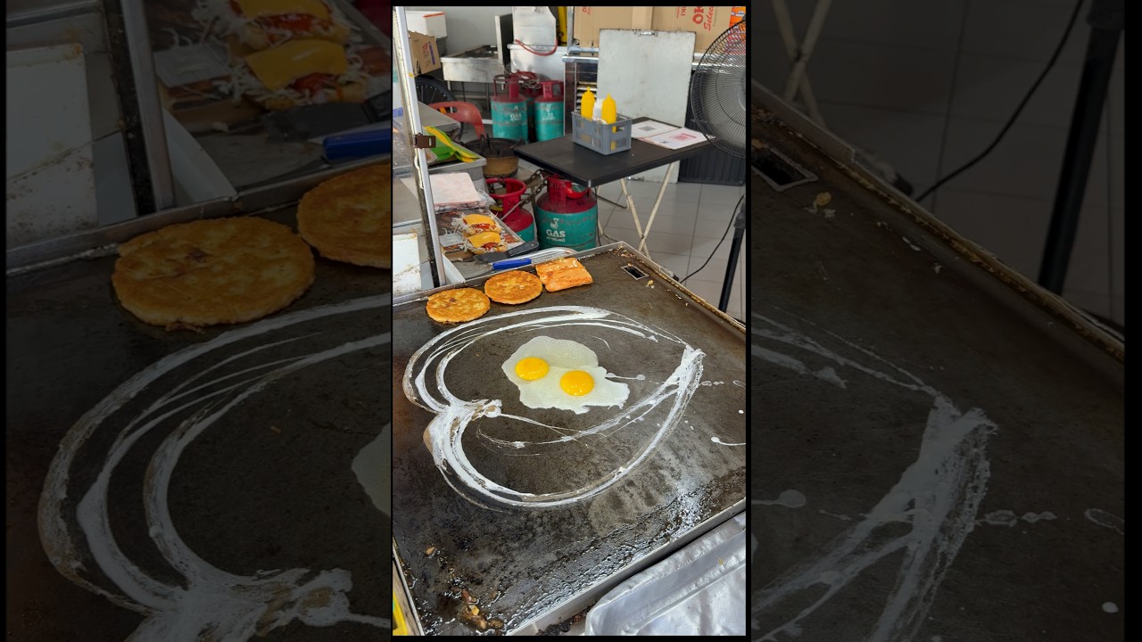 Top Street Food Heart Egg Burger Recipe 🍔