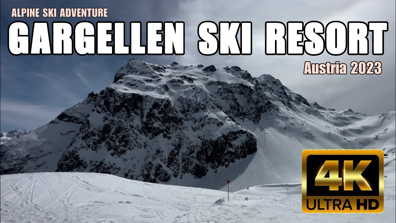 Gargellen Ski Resort in Austria | Gargellen Skigebiet 2023 [4K]