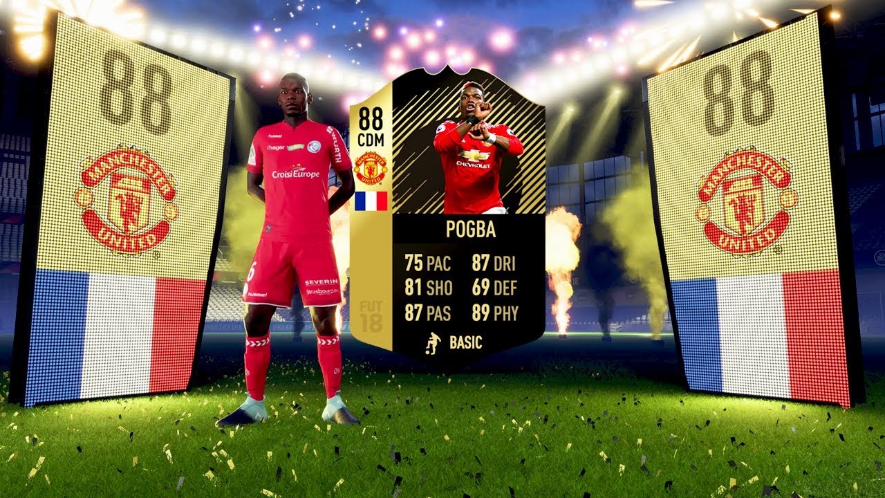 I PACKED IF POGBA!!! THE BEST FIFA BINGO EVER!!! FIFA 18 Ultimate Team
