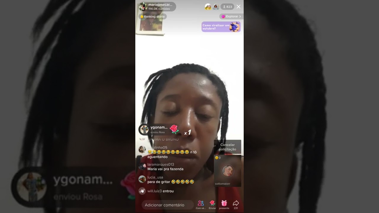 maria josé cururu surta e expulsa gay de sua live