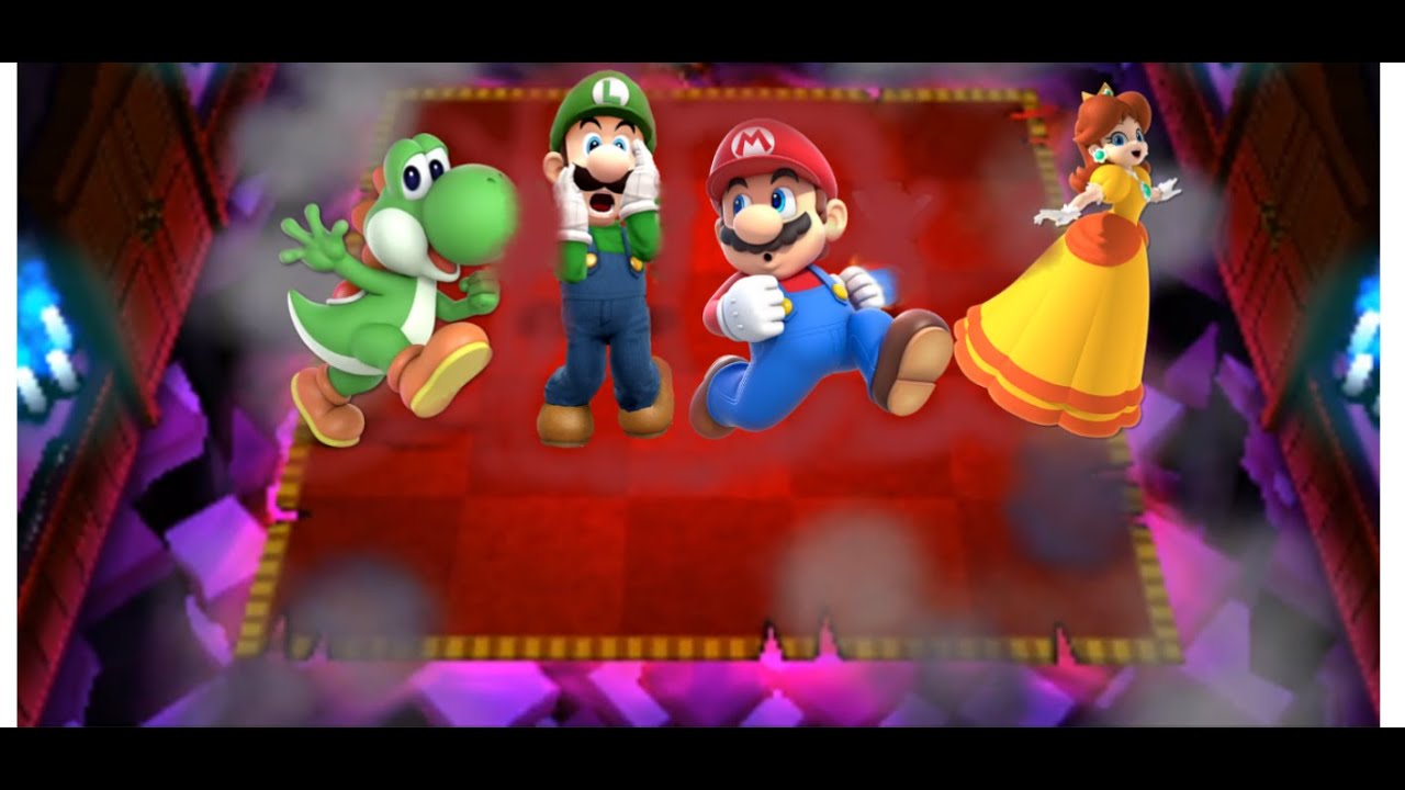 Mario Party Island Tour- Minigames Yoshi vs Luigi vs Mario vs Daisy, Master difficulty.