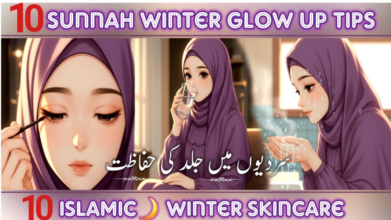 Islamic Winter Skin Care Routine | Dry & Dull Skin Healing Tips |10 Sunnah @Binte.Hawwa07 
