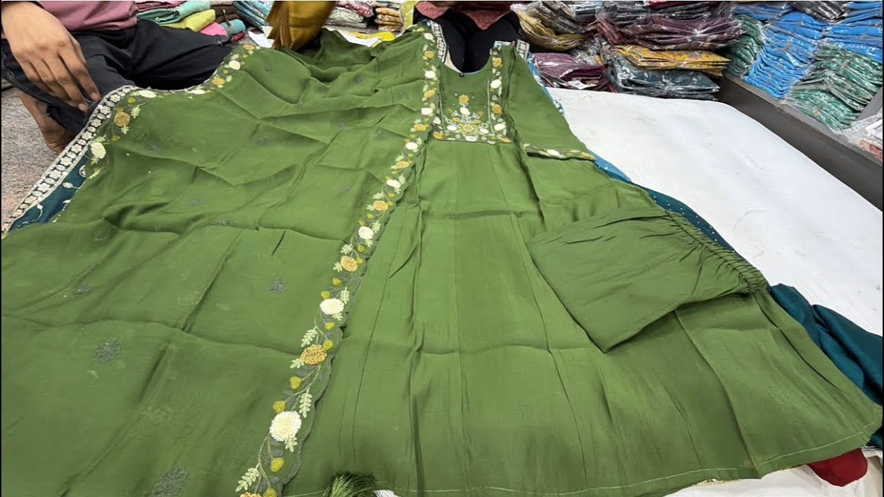 Chickpet Bangalore wholesale designer kurti sets|| single piece courier available 