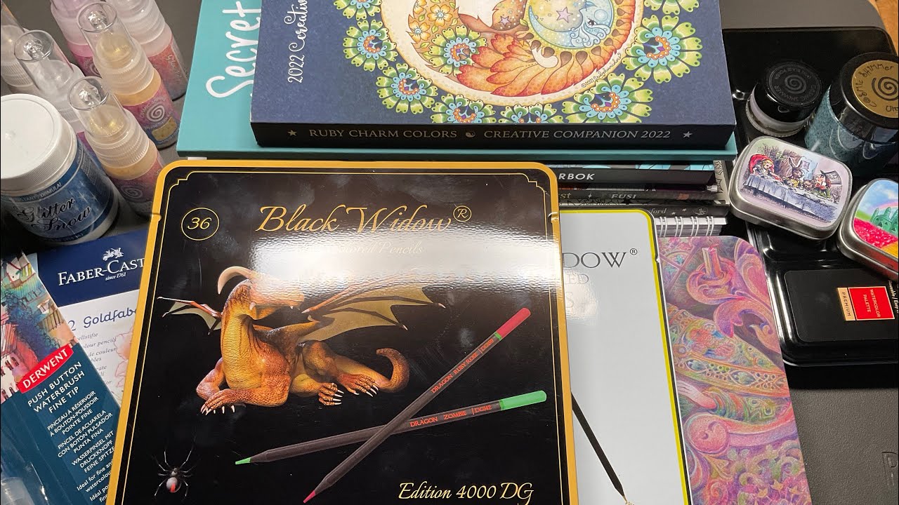 Colouring supplies/book haul | Dec 2021 | Adult Colouring