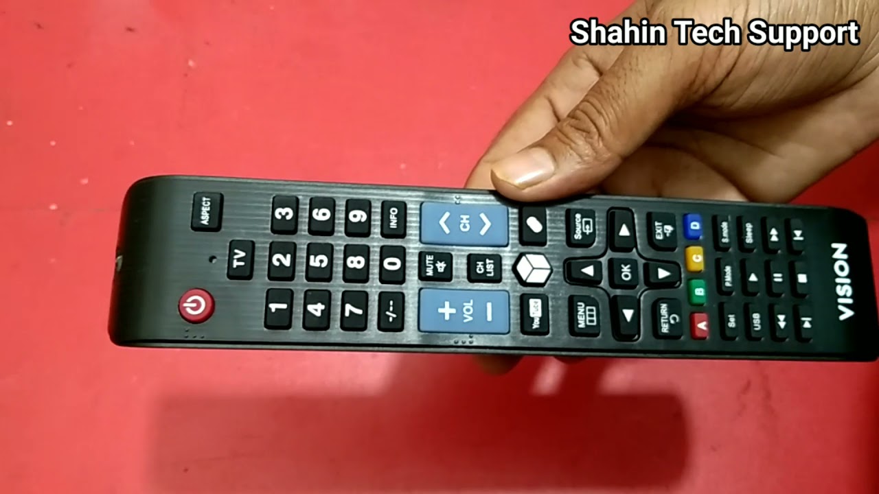 Vision universal remote pairing with all  brand led tv