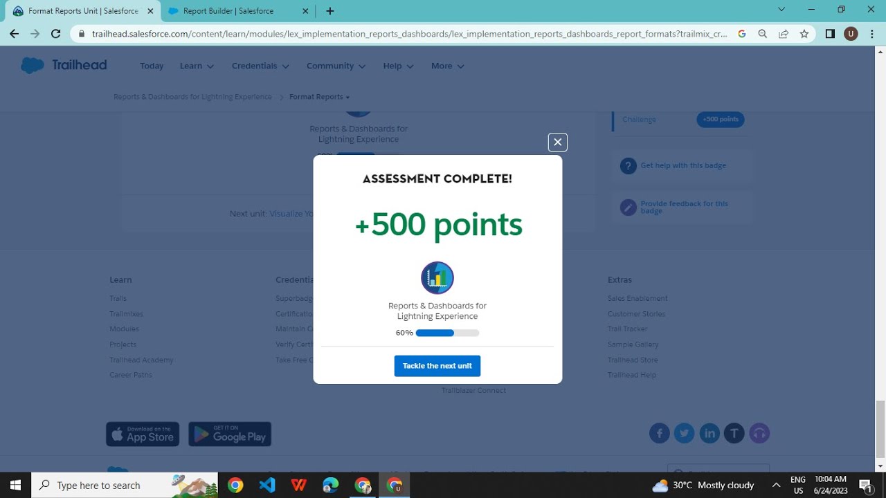 Reports & Dashboards for Lightning Experience | Format Reports | Trailhead/Salesforce.