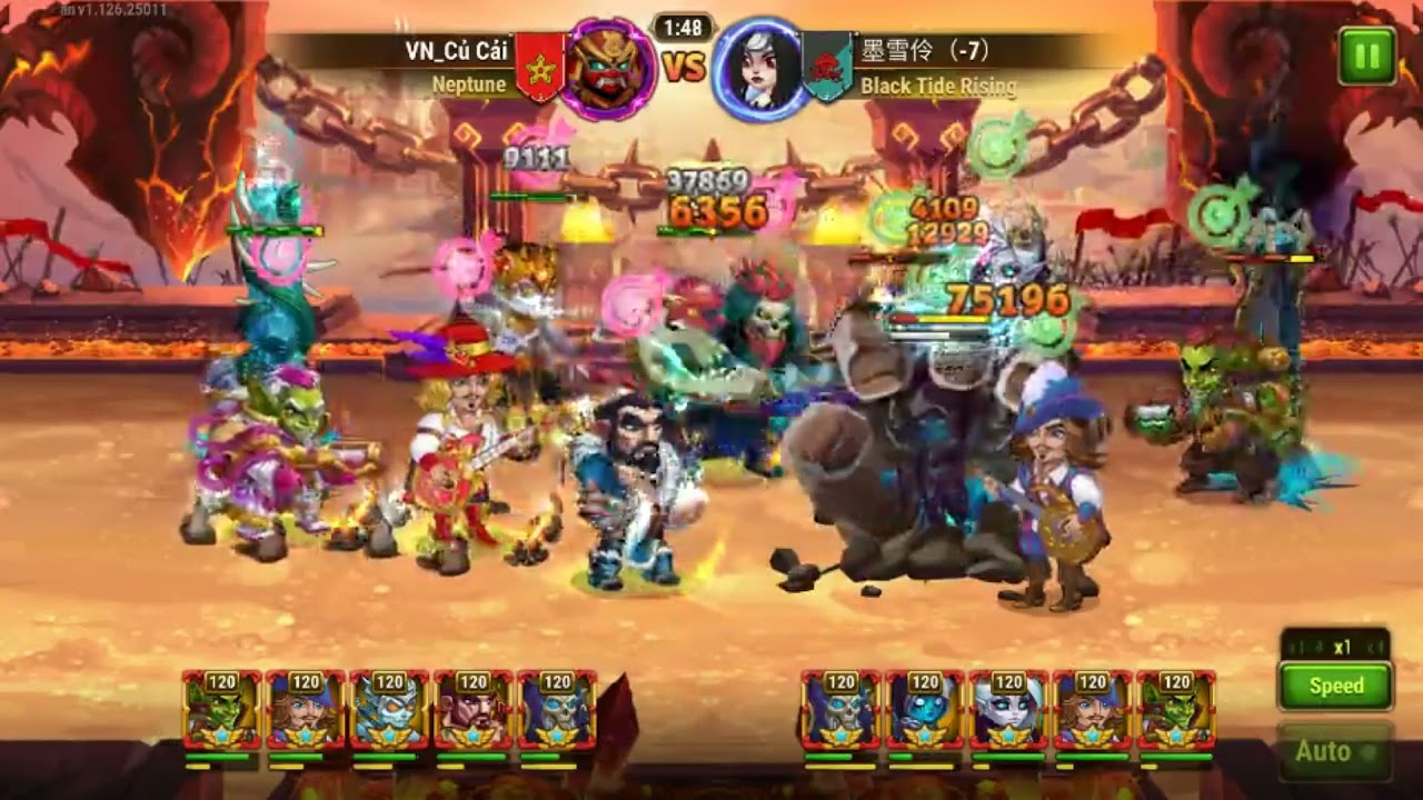 Hero Wars ! Andvari_corvus vs KSJ corvus morrigan