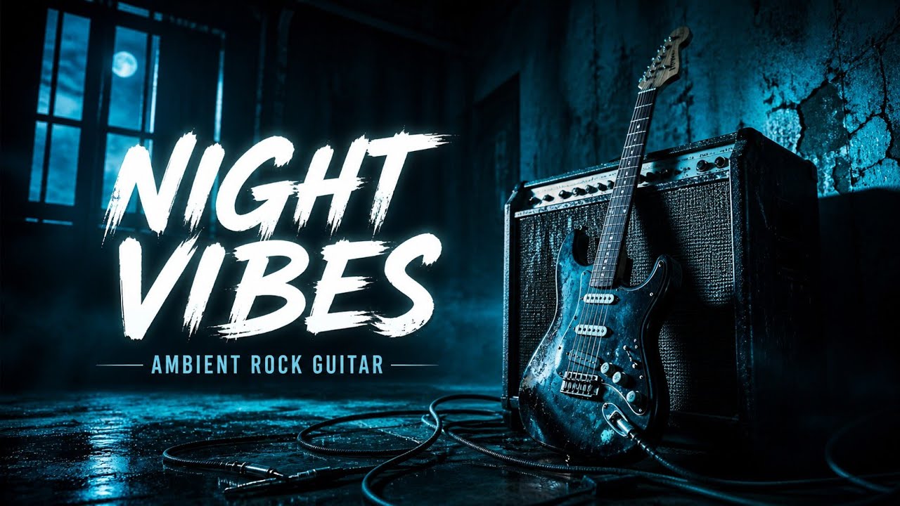 Ambient Rock Guitar 🎧 Deep Relaxation Music for Night Vibes