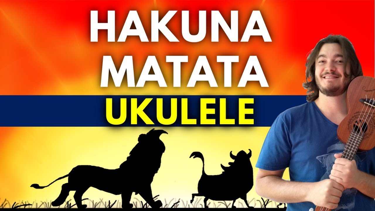Hakuna Matata (Rei Leão - Disney) | Tutorial de Ukulele | @ComoTocarUkulele