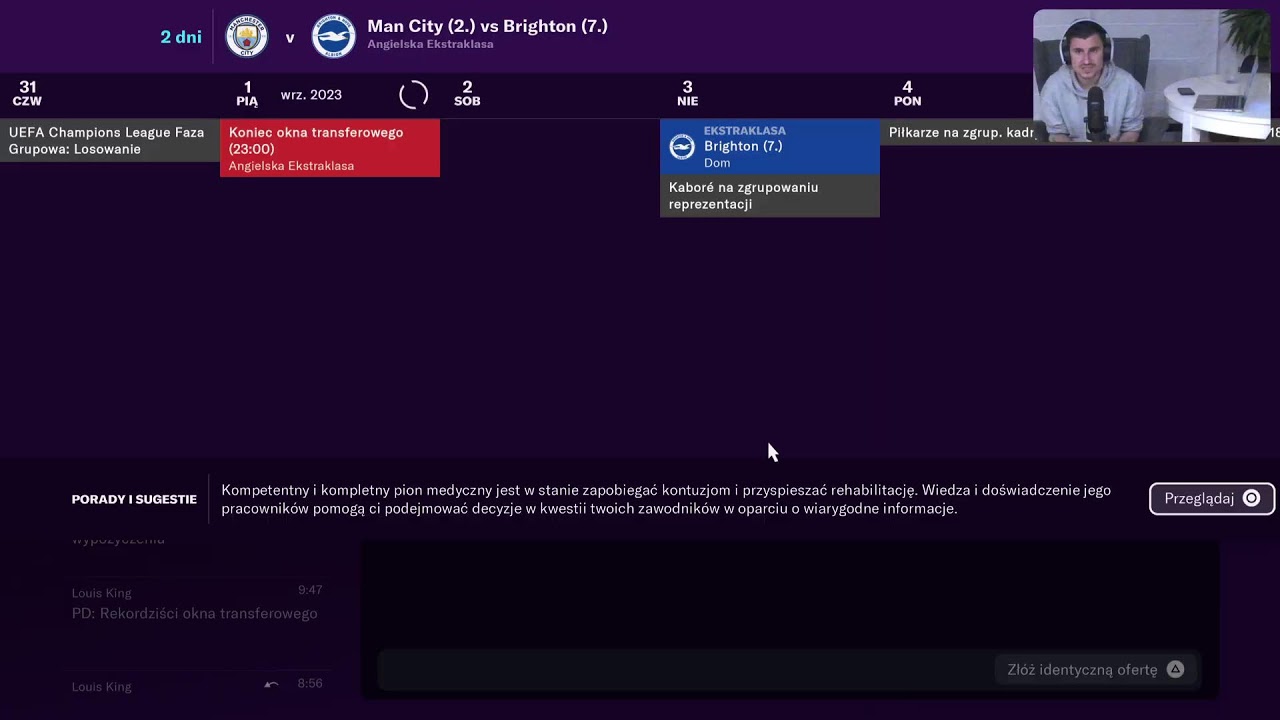 Football Manager 2023 Console PS5 #15 Pierwsze trofeum w nowym sezonie, Manchester jest niebieski!
