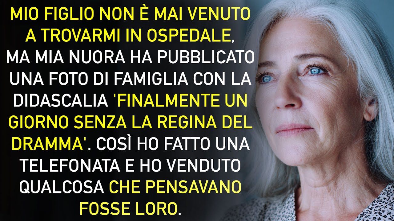 Finalmente un giorno senza la regina del dramma La vendetta di una nonna italiana