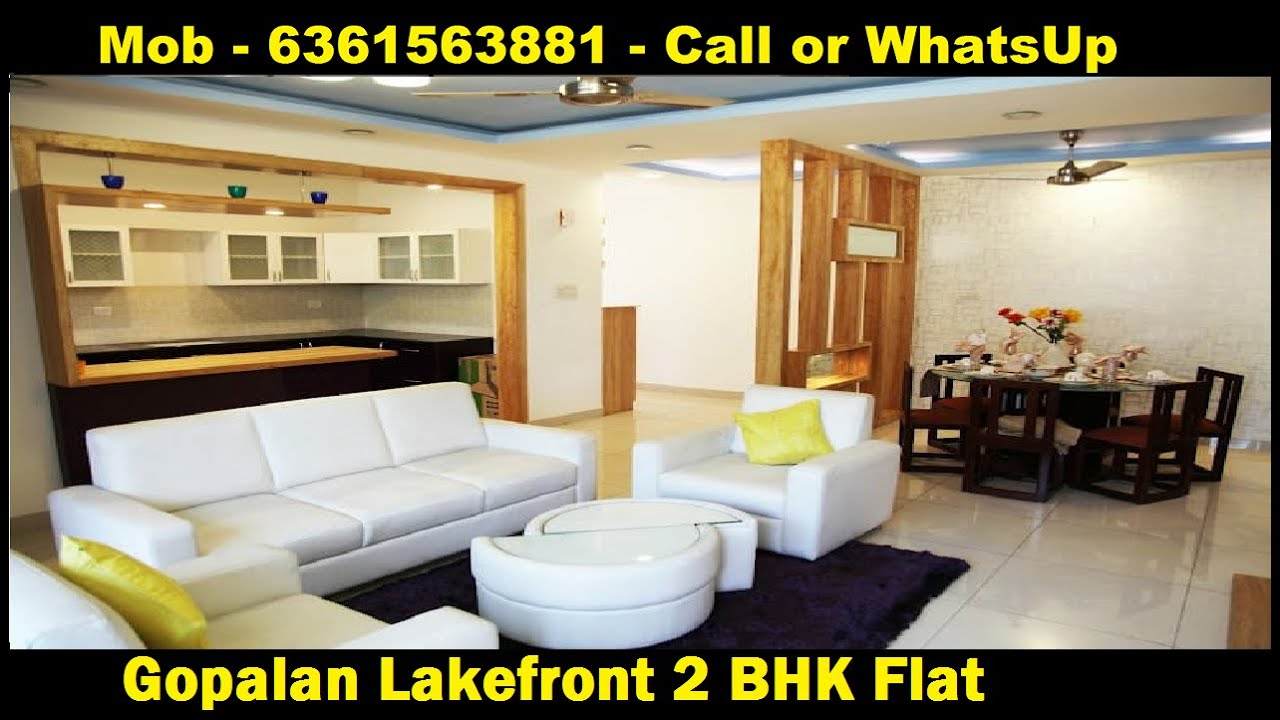 Gopalan Lakefront 2 BHK Model/Actual Flat | 📱6361563881 E City Phase 1| Bangalore Properties