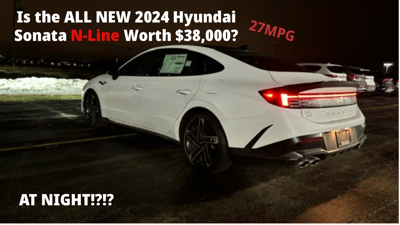 НОЧНОЙ ОБЗОР: Hyundai Sonata 2024 года. Выглядит лучше, чем новая Camry?