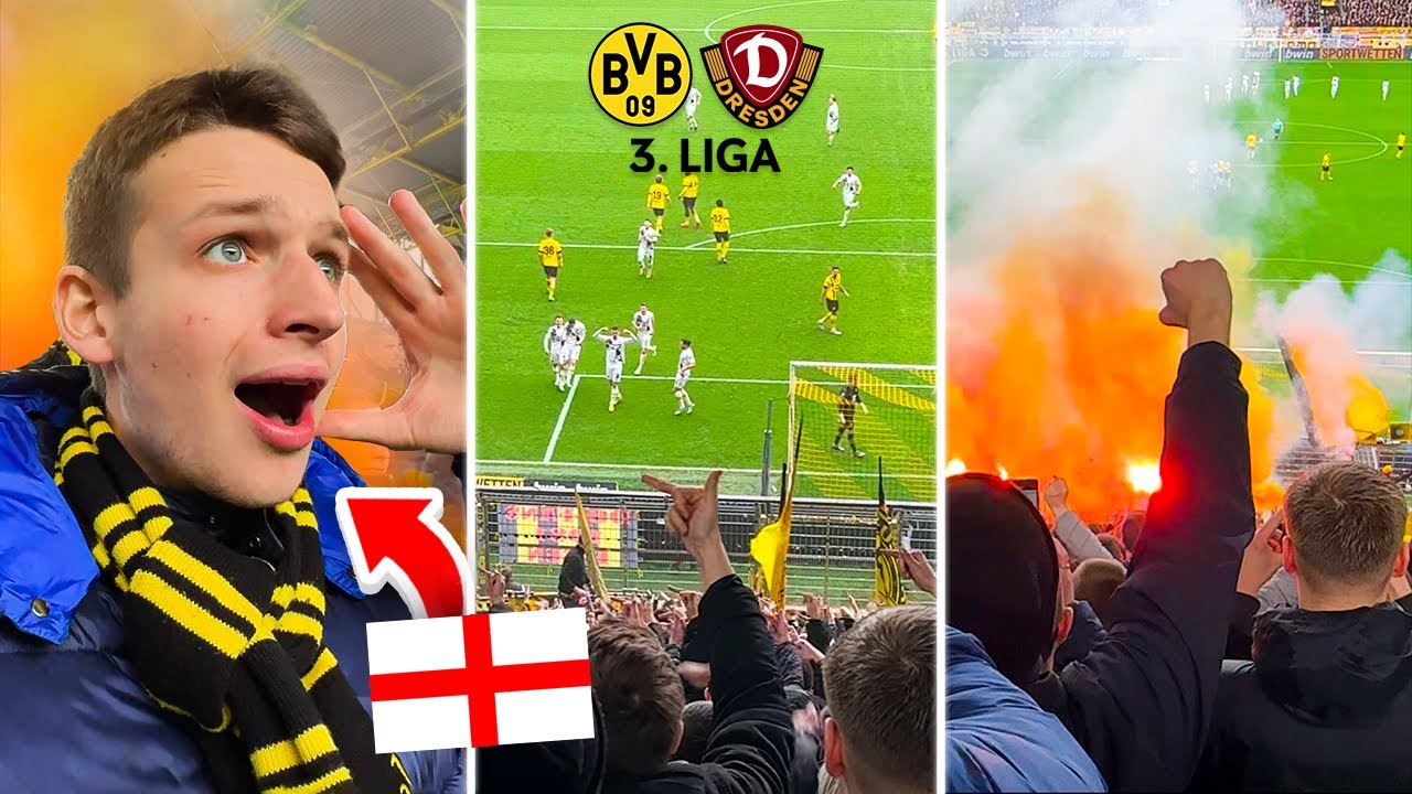 GERMAN 3RD DIVISION IS CRAZY! DORTMUND II vs DYNAMO DRESDEN