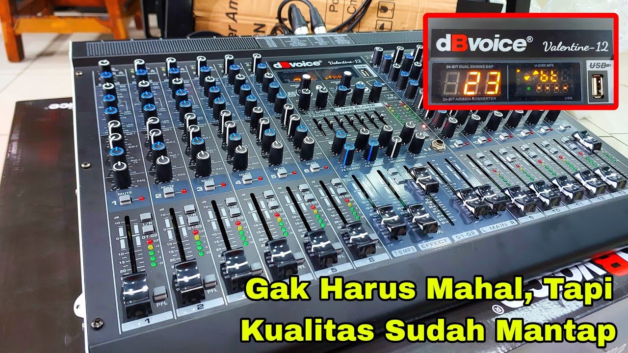 Murah Berkualitas - Review Mixer DB Voice 14 Chanel - Valentine 12