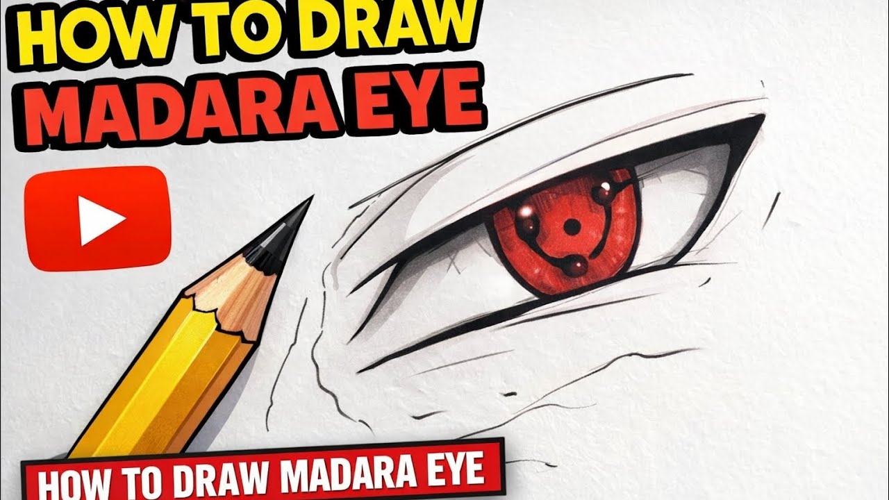 How to draw madara Uchiha eye #artistaryan123 