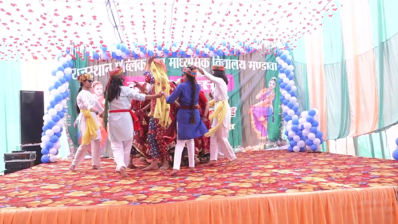 jogi dhamal Rajasthan school mandawa annual program 20225-26