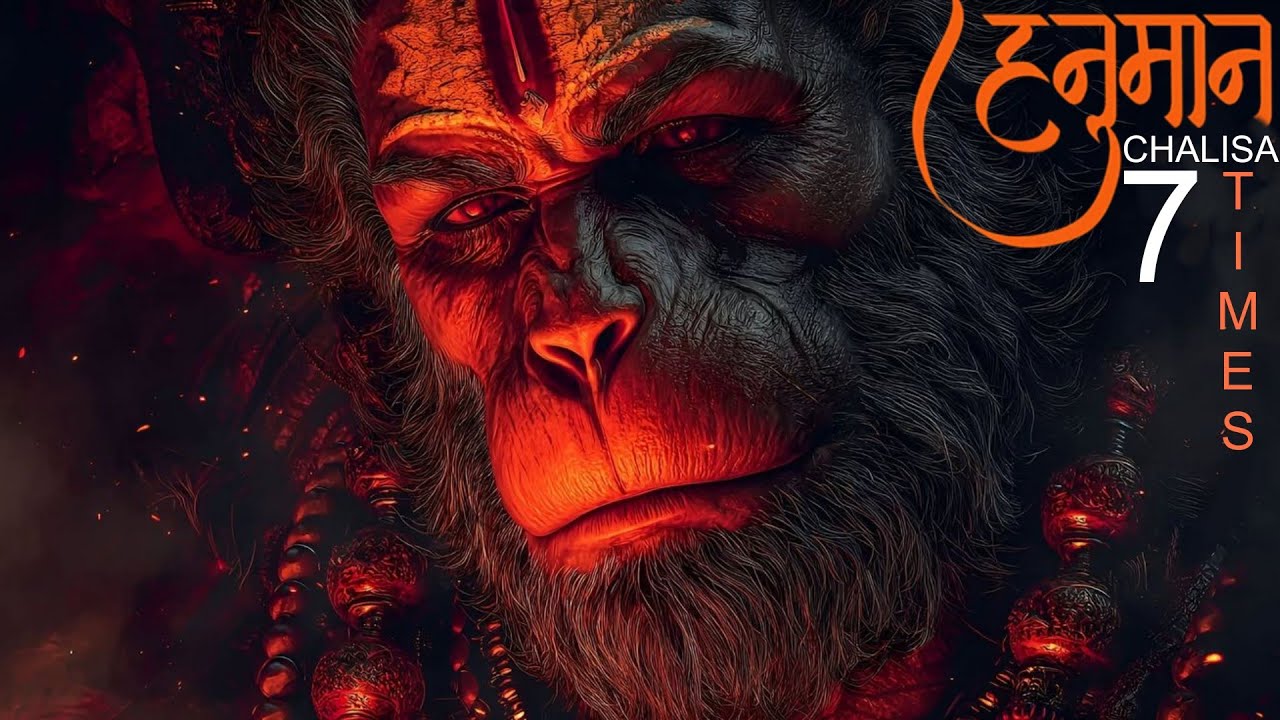 Hanuman Chalisa 7 times | Rasraj ji Maharaj| Remove Negativity