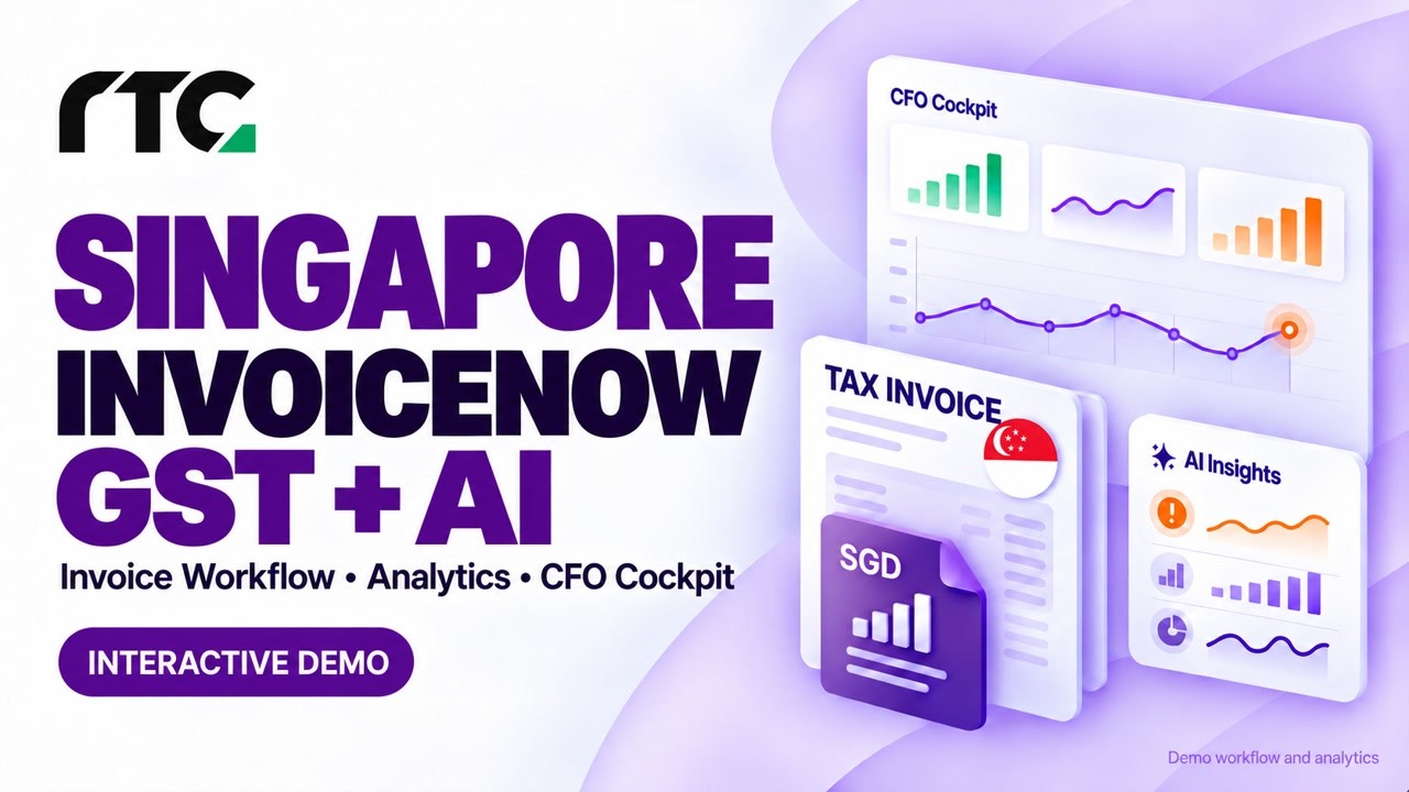Singapore InvoiceNow Demo for SAP | Peppol, GST, AI Anomaly Detection & CFO Analytics
