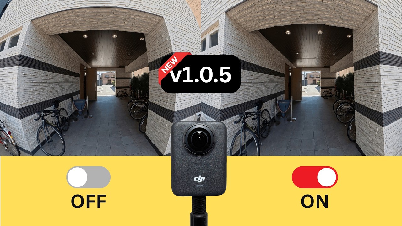DJI's Update Fixes Osmo 360 Warping to Match Insta360