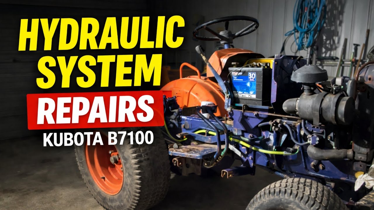 Kubota B7100 Tractor | Hydraulic System Repairs